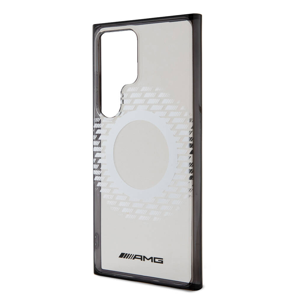 AMG Galaxy S24 Ultra Orjinal Lisanslı M-safe Şarj Özellikli Eşkenar Dörtgen Desenli Transparan Kılıf AMG Galaxy S24 Ultra Orjinal Lisanslı M-safe Şarj Özellikli Eşkenar Dörtgen Desenli Transparan Kılıf